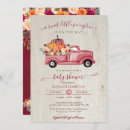 Search for red truck baby shower invitations Gender neutral