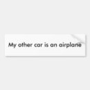 Search for airplane bumper stickers Car