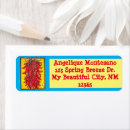 Search for turquoise red return address labels Southwest