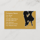Search for ballroom dance business cards Couple