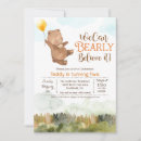 Search for teddy bear balloons invitations Woodland