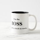 Search for 1 boss mugs Humour
