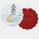 Search for fox christmas tree decorations Winter