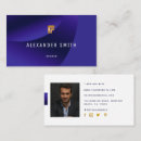 Search for royal blue and gold business cards Professional