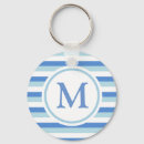 Search for blue and white stripes key rings Striped