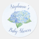 Search for hydrangea baby shower stickers Watercolor