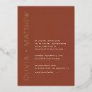 Search for rust orange wedding invitations Fall