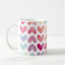 Search for heart background mugs Colour