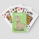 Search for alpaca playing cards Illustration