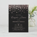 Search for confetti rehearsal dinner invitations Typography