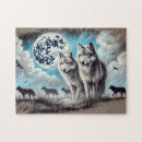 Search for wolves puzzles Nature