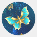 Search for golden butterfly stickers Blue
