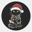 Search for round christmas stickers Santa