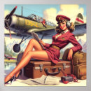 Search for flight attendant posters Aeroplane