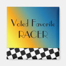 Search for checkered flag magnets Racing