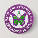 Search for fibromyalgia awareness badges Butterfly
