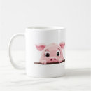 Search for pig cartoon mugs Adorable