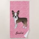 Search for boston terrier beach towels Cute