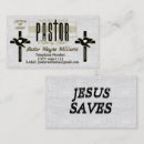Search for inspirational business cards Pastor