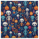 Search for skeleton fabric Halloween