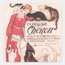 Search for vintage cat and dog stickers Cats