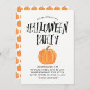 Search for typography halloween invitations Pumpkin