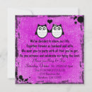 Search for owl wedding invitations Purple