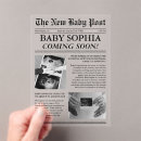 Search for unique baby shower invitations Newspaper