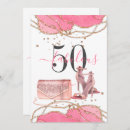Search for fabulous 50 invitations Pink