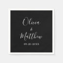 Search for classic wedding napkins Simple