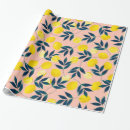 Search for food design wrapping paper Citrus