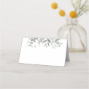 Search for greenery place cards Sage green leaves