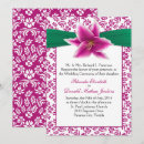 Search for pink damask wedding invitations Pretty