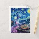 Search for cute alien postcards Ai generated