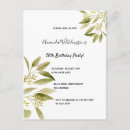 Search for olive branch birthday invitations For her