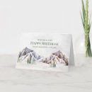 Search for winter birthday cards Rustic