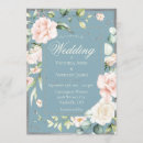 Search for blue and blush wedding invitations Watercolor