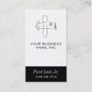 Search for airport business cards Aeroplane