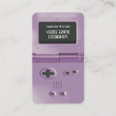 Search for game developer business cards Retro