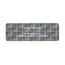 Search for blue and grey return address labels Monogrammed