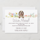 Search for new puppy invitations Watercolor