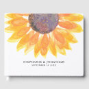 Search for sunflower guest books Pretty