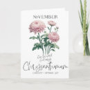 Search for chrysanthemum birthday cards November