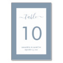 Search for dusty blue table cards Elegant