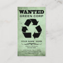 Search for environmental business cards Conservation
