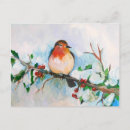 Search for robin painting postcards Bird
