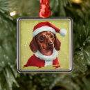 Search for dachshund christmas tree decorations Fun