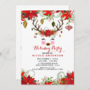 Search for reindeer seasonal invitations Rustic