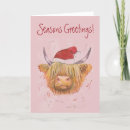 Search for scotland christmas cards Highland cow