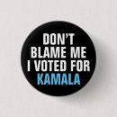 Search for vote for me badges Kamala